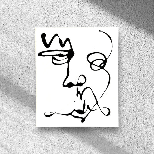 Zeichnung "Incomplete Thoughts"